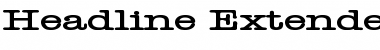 Download Headline Extended Bold Font Title Preview