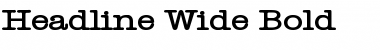 Download Headline Wide Bold Font Title Preview