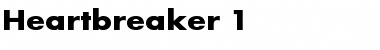 Download Heartbreaker 1 Regular Font Title Preview