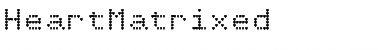 Download HeartMatrixed Regular Font Title Preview