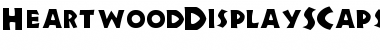 Download HeartwoodDisplaySCapsSSK Regular Font Title Preview