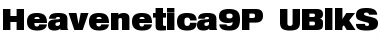 Download Heavenetica9P UBlkSH Font Title Preview