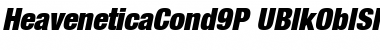 Download HeaveneticaCond9P UBlkOblSH Font Title Preview