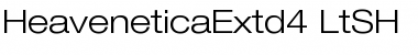 Download HeaveneticaExtd4 LtSH Font Title Preview