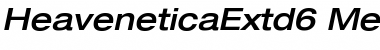 Download HeaveneticaExtd6 MedOblSH Font Title Preview