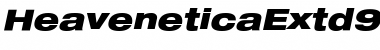 Download HeaveneticaExtd9 BlkOblSH Font Title Preview