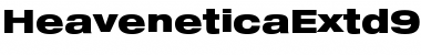 Download HeaveneticaExtd9 BlkSH Font Title Preview