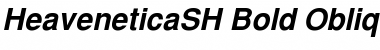 Download HeaveneticaSH Bold Oblique Font Title Preview
