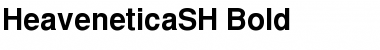 Download HeaveneticaSH Bold Font Title Preview
