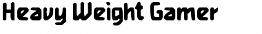 Download Heavy Weight Gamer Regular Font Title Preview