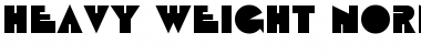 Download Heavy Weight Normal Font Title Preview