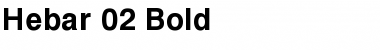 Download Hebar 02 Bold Font Title Preview