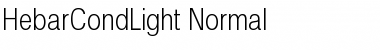 Download HebarCondLight Normal Font Title Preview