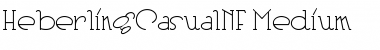 Download HeberlingCasualNF Medium Font Title Preview