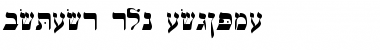 Download Hebrew-WSI Regular Font