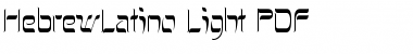 Download HebrewLatino Light Regular Font