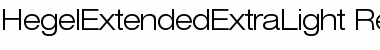 Download HegelExtendedExtraLight Regular Font