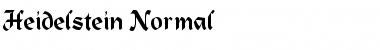 Download Heidelstein Normal Font