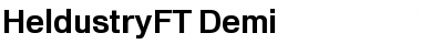 Download HeldustryFT Regular Font