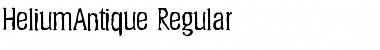 Download HeliumAntique Regular Font