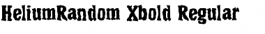 Download HeliumRandom-Xbold Regular Font