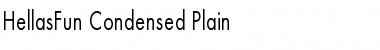 Download HellasFun Condensed Plain Font