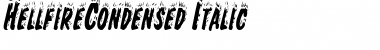 Download HellfireCondensed Italic Font