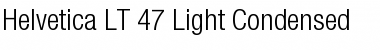 Download HelveticaNeue LT 47 LightCn Regular Font