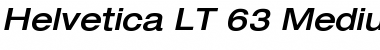 Download HelveticaNeue LT 63 MdExObl Font