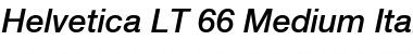 Download HelveticaNeue LT 65 Medium Italic Font