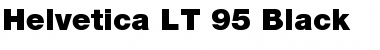 Download HelveticaNeue LT 95 Black Regular Font