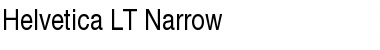 Download Helvetica LT Narrow Regular Font