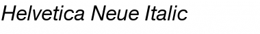Download Helvetica Neue Italic Font