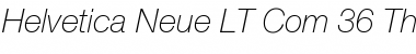 Download Helvetica Neue LT Com 36 Thin Italic Font