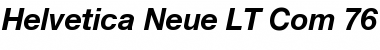 Download Helvetica Neue LT Com 76 Bold Italic Font