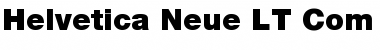 Download Helvetica Neue LT Com 95 Black Font