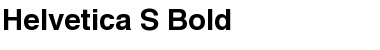 Download Helvetica S Bold Font