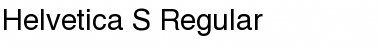 Download Helvetica S Regular Font