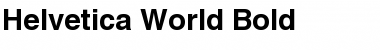 Download Helvetica World Bold Font