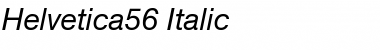 Download Helvetica56 RomanItalic Font