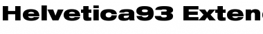 Download Helvetica93-ExtendedBlack Black Font