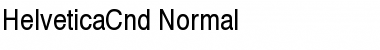 Download HelveticaCnd-Normal Regular Font