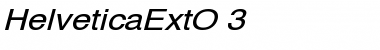 Download HelveticaExtO 3 Regular Font