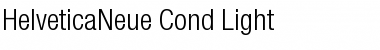 Download HelveticaNeue Cond Light Font