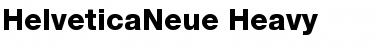 Download HelveticaNeue Heavy Font