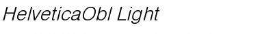 Download HelveticaObl-Light Regular Font