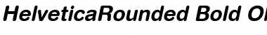 Download HelveticaRounded BoldItalic Font