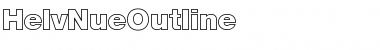 Download HelvNueOutline Normal Font