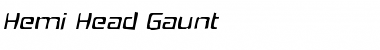 Download Hemi Head Gaunt Font