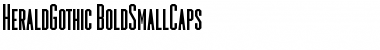 Download HeraldGothic Regular Font Title Preview